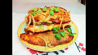 Вкуснейшая РЫБА  ЗЕРКАЛЬНЫЙ КАРП в ЛУКОВОМ КЛЯРЕ [upl. by Knutson250]