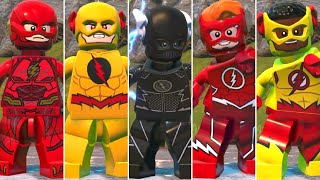 All Speedsters in LEGO DC SuperVillains All DLC Included [upl. by Gilletta]