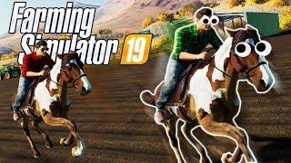 Starting a HORSE FARM in Farming Sim 19 Mods Farming Simulator 19 Modded Multiplayer Gameplay [upl. by Gilead882]