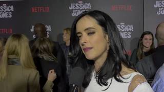 Krysten Ritter Teases Defenders Talks quotMisfitquot Jessica Jones [upl. by Ellenahc]