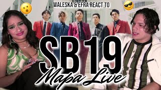 Waleska amp Efra react to SB19  MAPA Live Performance at Sonik Philippines 2021 [upl. by Nahtaoj327]