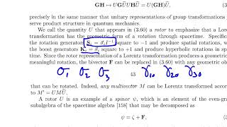 QED Prerequisites 30 Geometric Algebra  SPINORS [upl. by Adyl]