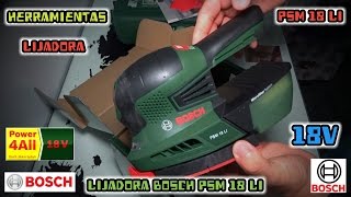 Unboxing Lijadora Bosch PSM 18 LI Cordless Multi Sander [upl. by Orazal]