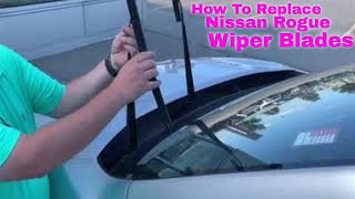 How To Replace Nissan Rogue Wiper Blades [upl. by Halyak146]