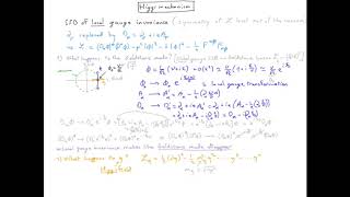 QFT191 Higgs mechanism [upl. by Westbrooke]