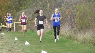 Senior Girls English Schools Cross Country Cup Regional Round 13th November 2024 [upl. by Ruthann713]