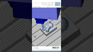 NCG CAM Rest Finishing Toolpath 5 Axis ncgcam cadcamcnc cadcamsolution [upl. by Gally]