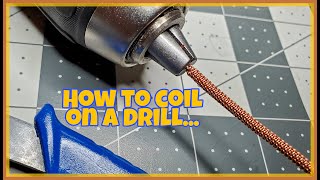 Wire Wrapping  Coiling on a Drill [upl. by Daria]