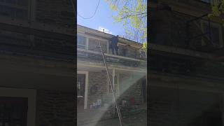 Installing Frieze Board on to 1750s Pennsylvania Stone Farmhouse [upl. by Devlin]