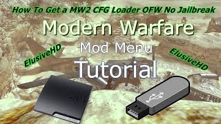 How To Get a PS3 MW2 CFG Loader OFW No Jailbreak BLUSBLES 2018 [upl. by Medovich]