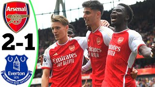 Arsenal vs Everton 21  All Goals and Highlights 19052024 🔥 HAVERTZ [upl. by Ennaeiluj569]