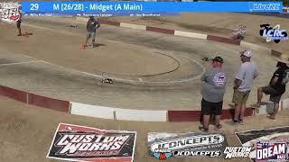 The Dream Race at LCRC Raceway Race 26 Midget Midget AMain [upl. by Naaitsirhc]