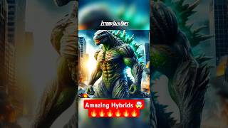 Viewers HYBRIDS Ideas 🤯🔥 hybrid fusion godzilla shorts [upl. by Daberath]