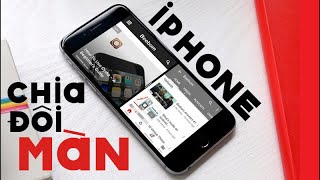 iPhone cũng có thể chia đôi màn hình  Vừa dùng Facebook vừa xem Youtube [upl. by Inalaek531]