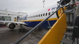 Sweden Stockholm Arlanda Airport boarding Ryanair flight to Riga [upl. by Bennink684]