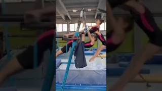 KIP IN CLIP kippe parallele clip ginnasticaartistica sports acrobatics gymnast gymlife gym [upl. by Naveb335]