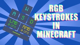 How To Install Keystrokes In Minecraft 189 [upl. by Ainslie887]