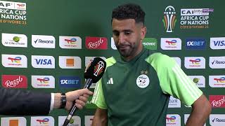 INTERVIEW  Le coup de gueule de MAHREZ après Algérie  Burkina Faso [upl. by Eedahs86]