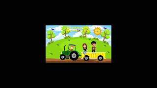 👩🏻‍🌾The Farmer in the Dell  Super Simple amp Nursery Rhyme Song for Kids  SingAlong with Lyrics 🐄🐓 [upl. by Fesoy87]