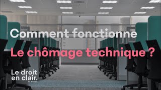 Comment fonctionne le chômage technique   Le droit en clair par Avostart [upl. by Brenza459]