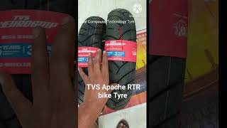 Apache RTR Bike Tyre ll Best Tyre For Apache RTR 160 4v Apache RTR 1108017 Tyre tyre apache [upl. by Rotciv]