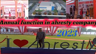 🔥Annual function🔥 in ahresty company हरियाणा india 2023 teamdailyvlog8396 [upl. by Faustus]