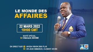 LE MONDE DES AFFAIRES  UNE EMSSION AVEC DR CLEMENT AKOBE [upl. by Wilber]