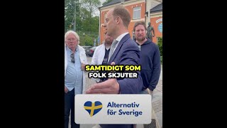 Polisen anmäler AFS partiledare inför EU valet – får svar på tal [upl. by Naoj]