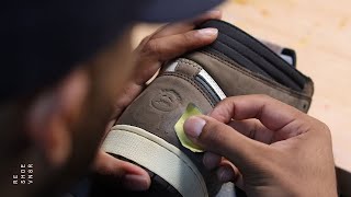 AJ 1 Travis Scott Restored  Tips To Fix Damaged Suede [upl. by Haila621]