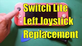 Nintendo Switch Lite Left JoystickThumbstick Replacement [upl. by Adnarahs]