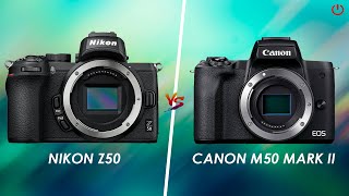 Nikon Z50 vs Canon M50 Mark II  Full Comparison [upl. by Paulson]