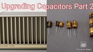 Upgrading Capacitors Quad 405 Part 2 main boards [upl. by Idolem]