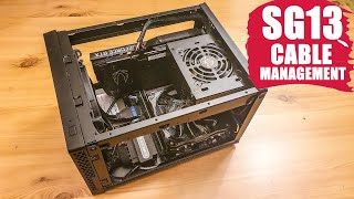 Optimize cable management in SG13 Silverstone MITX case Part 4 [upl. by Adnilav]