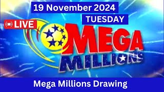 Mega Millions drawing Live results for November 19 2024  mega millions [upl. by Wagstaff]