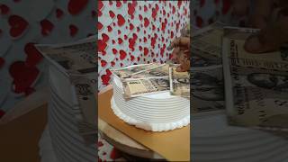 500💵নোট diye কেক😱 cakecakedecoratingshortsfeedyoutubeshortschocolateshortvideocakedecoration [upl. by Ellenej]