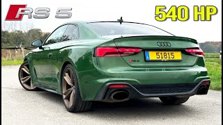 540HP TUNED Audi RS5 B9  REVIEW on AUTOBAHN [upl. by Aehr]