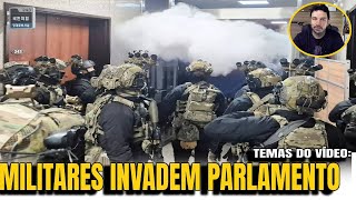 5 LUTO NA POLÍTICA PRESIDENTE DECRETA LEI MARCIAL E MILITARES INVADEM PARLAMENTO [upl. by Imeaj]