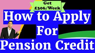 How to Get Pension Credit in the UK [upl. by Tychon84]