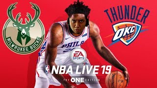 NBA LIVE 2019 Milwaukee Bucks VS Oklahoma City Thunder Feat Ramyer TV  jccaloy [upl. by Nirre]