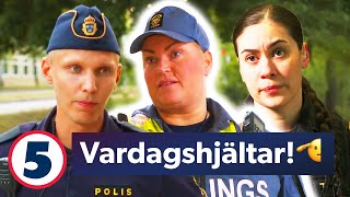 Tunnelbanan Gränsbevakarna Södertäljepolisen  Det bästa av Sveriges ordningsmakter  Kanal 5 [upl. by Adallard]