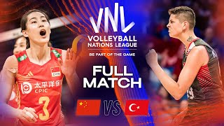 🇨🇳 CHN vs 🇹🇷 TUR  Gold Medal Match  Womens VNL 2023  Full Match [upl. by Rotce]