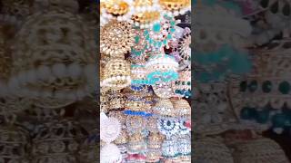 letest trendy jewelry collectionjhumka trending earrings shortvideo [upl. by Hildy288]