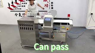 METAL DETECTOR FOR MEAT SEAFOOD  SEA FOOD INDUSTRY  FROZEN FOOD [upl. by Homovec481]