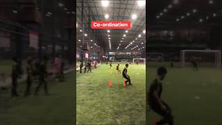 Coordination workout soccer 🔥⚽shorts youtubeshorts shortvideo soccer football coordination [upl. by Oretna]