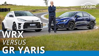 2023 Subaru WRX v Toyota GR Yaris Comparison  Two circa50K AWD performance icons go head to head [upl. by Henrietta]