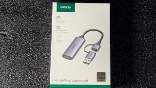 Unboxing y setup de la capturadora de video Ugreen [upl. by Woodring277]