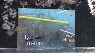 Make a Hygrometer to Measure Humidity – STEM activity [upl. by Alburga]