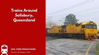 Trains Around Salisbury Queensland [upl. by Perlman]