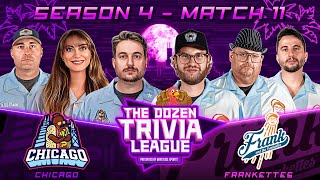 Frankettes vs Chicago  Match 11 Season 4 Thanksgiving Showdown IV  The Dozen Trivia League [upl. by Llenoj]