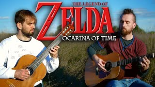 Zelda Ocarina of Time  MASSIVE MEDLEY  Super Guitar Bros [upl. by Jacob]